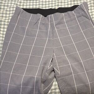 a new day Black and Gray Plaid Skinny Pants